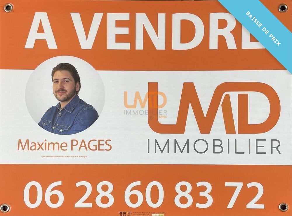 Maison de ville 100 m2 T4 avec cour et garage