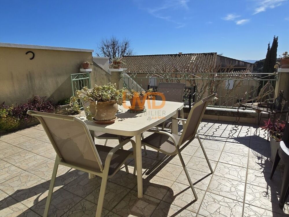 Maison avec appartement indépendant, garage et terrasses, vue Al