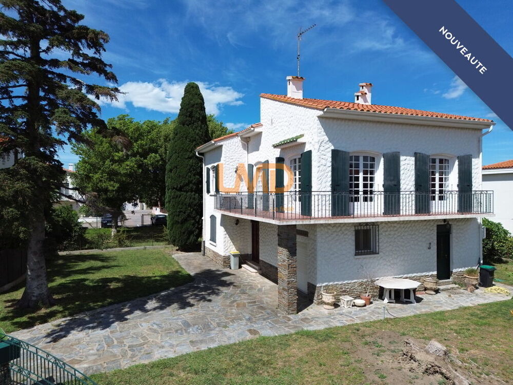 Vente Maison Villa 4 faces de 130m2 avec garage Saint-laurent-de-la-salanque