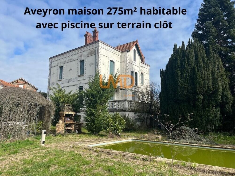 Vente Maison Aveyron grande maison familliale sur terrain cl�t Viviez