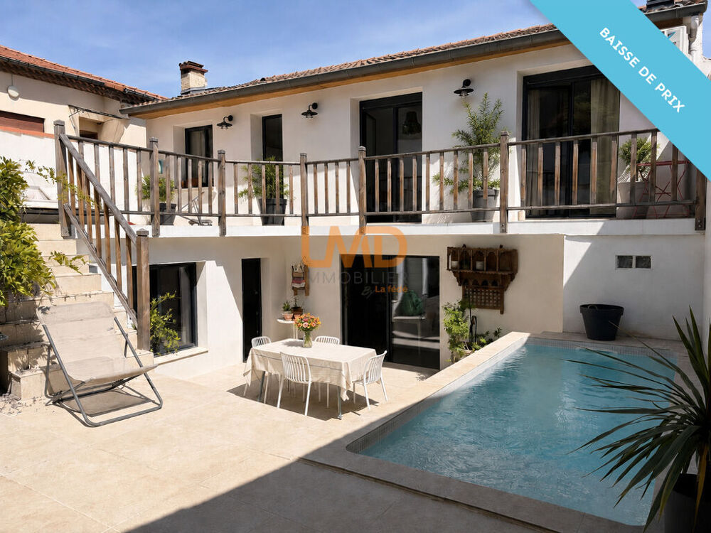 Nîmes Croix-de-Fer  Maison rénovée avec garage, terrasses et ba