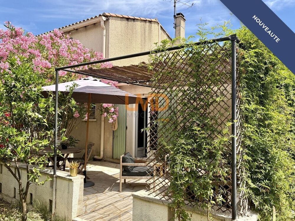 Vente Maison 5 mn de Nîmes, 132 m2, 5 pièces, jardin méditerranéen, garage, D Milhaud