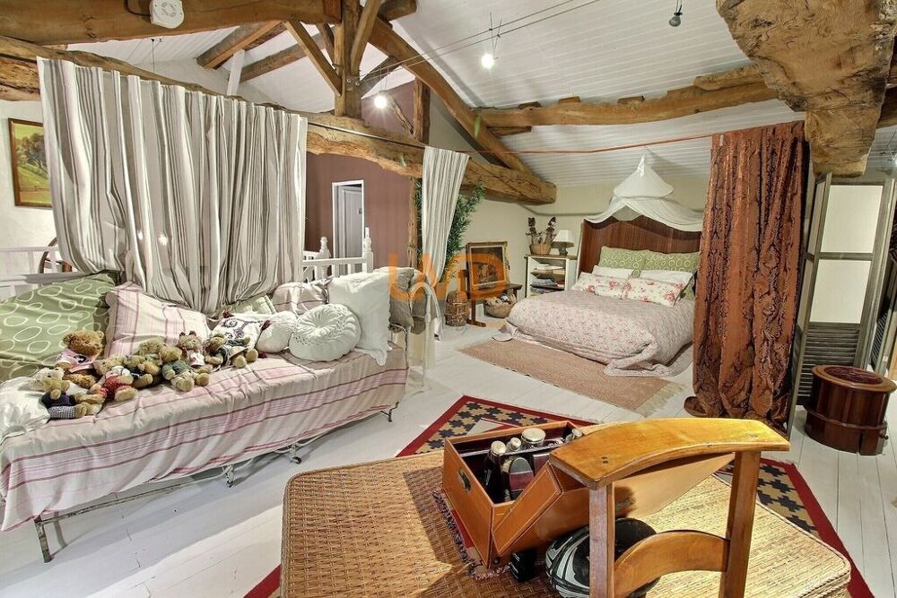 Maison de charme avec piscine et dépendances  218 m²  (17400)