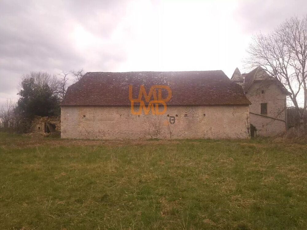 Vente Maison corps de ferme et sa longère en pierre  avec terrain à Villeneuv Villeneuve