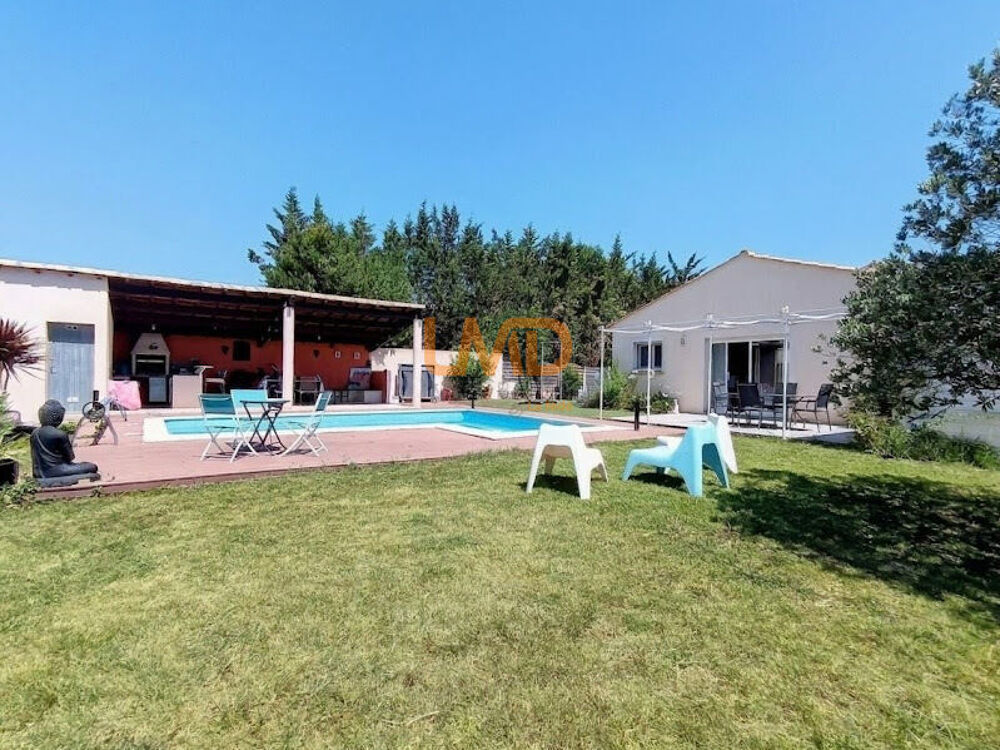 Villa-piscine-espace détente-potentiel de 2 logements