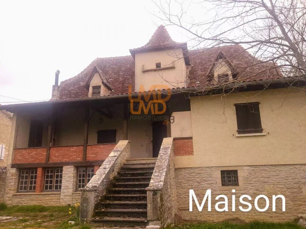Vente Maison corps de ferme et sa longère en pierre  avec terrain à Villeneuv Villeneuve