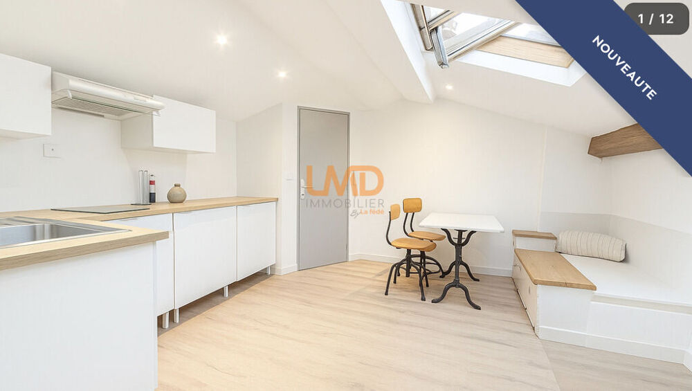 T2 atypique 50m2 au sol, centre-ville, bel immeuble