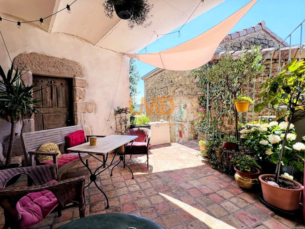 Ardèche SUD: Charmante maison de village en pierre avec terrasse