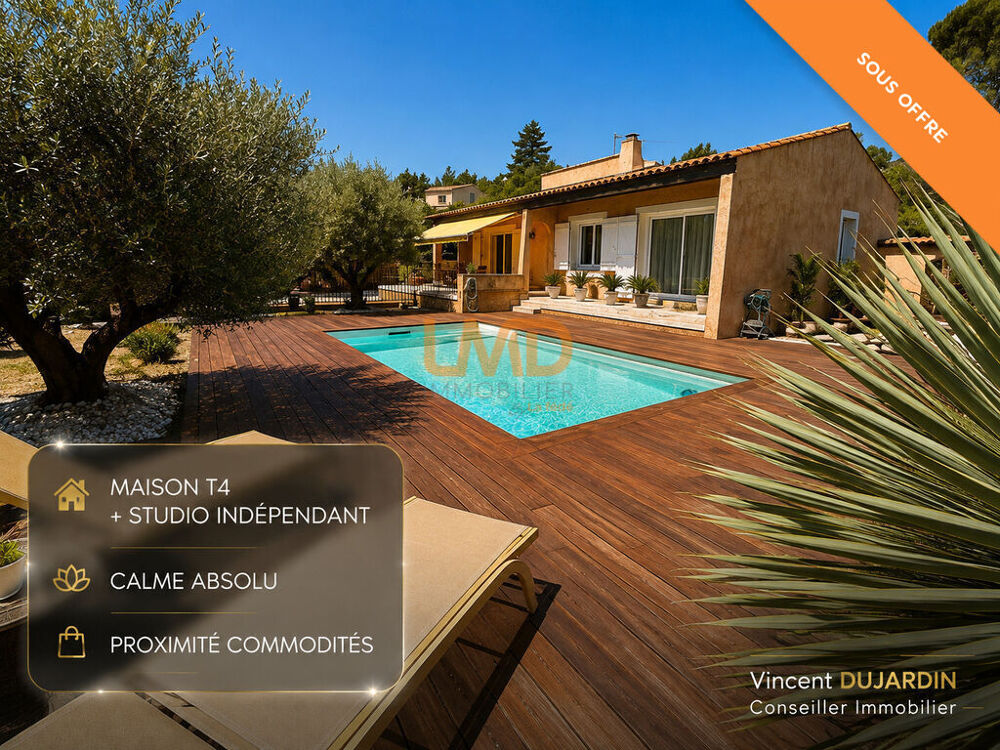 Saint Maximin: maison T5 + studio + dépendance