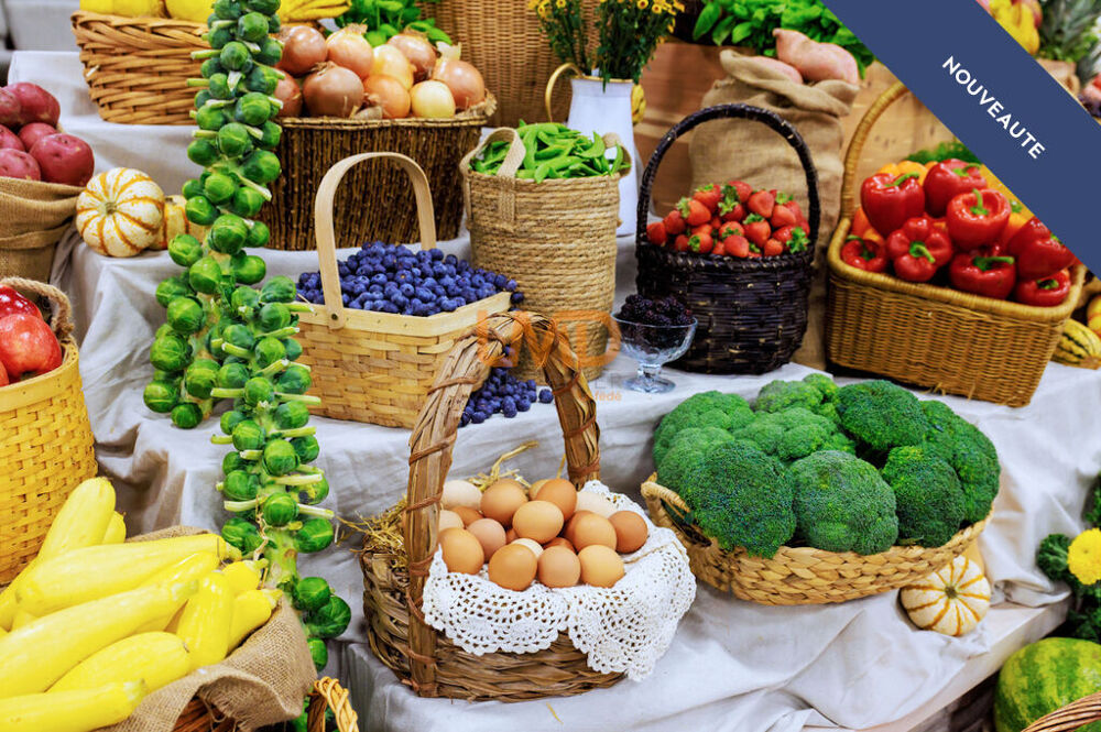   Fonds de Commerce Fruits et Légumes-Visibilité-Passage-Parking 