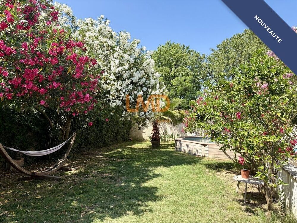 Vente Maison 5 mn de Nîmes, 132 m2, 5 pièces, jardin méditerranéen, garage, D Milhaud