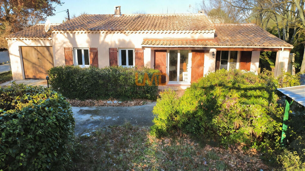 Vente Maison Lorgues – Plain-pied, terrain plat 1 350 m², garage Lorgues