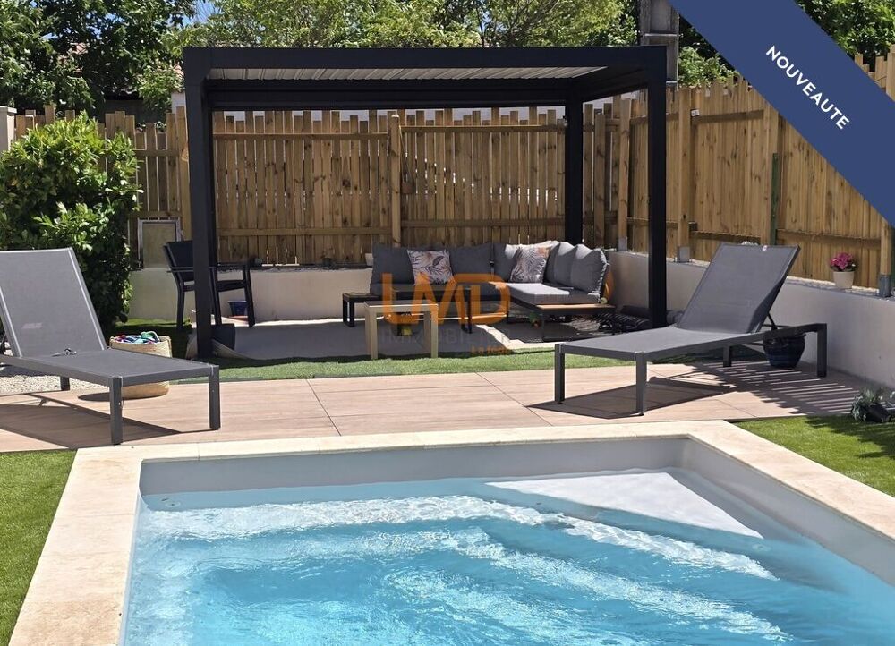 Vente Maison Plain-pied avec piscine chauffée, sans vis-à-vis et proche commo Saint-saturnin-lès-avignon