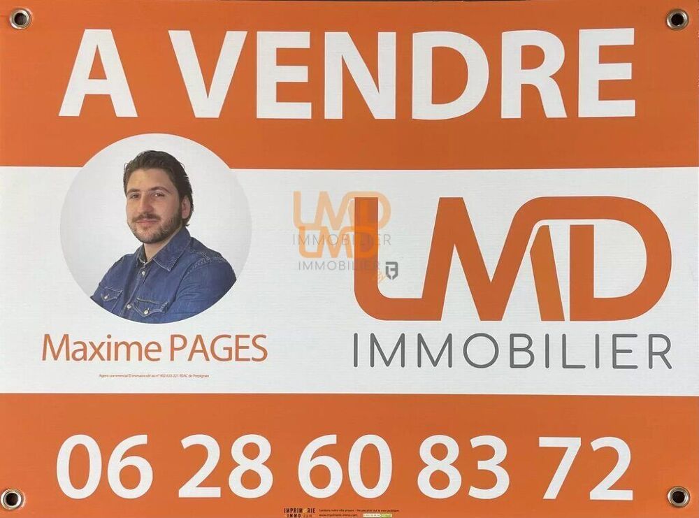 Vente Maison Villa 4 faces plain pied 114 m2 avec piscine Thuir