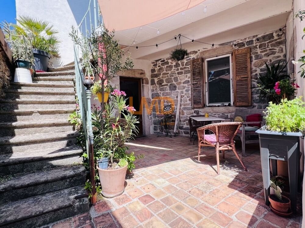 Ardèche SUD: Charmante maison de village en pierre avec terrasse