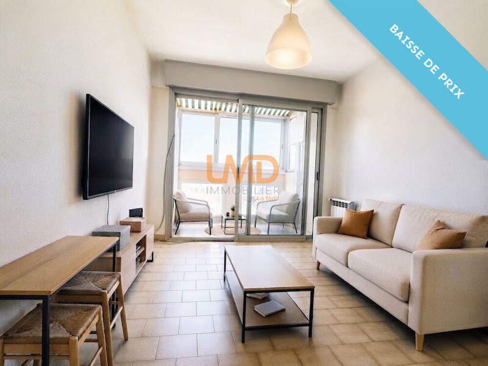 Vente Appartement T2 avec loggia–5e et dernier étage–À 3 min du port Sete