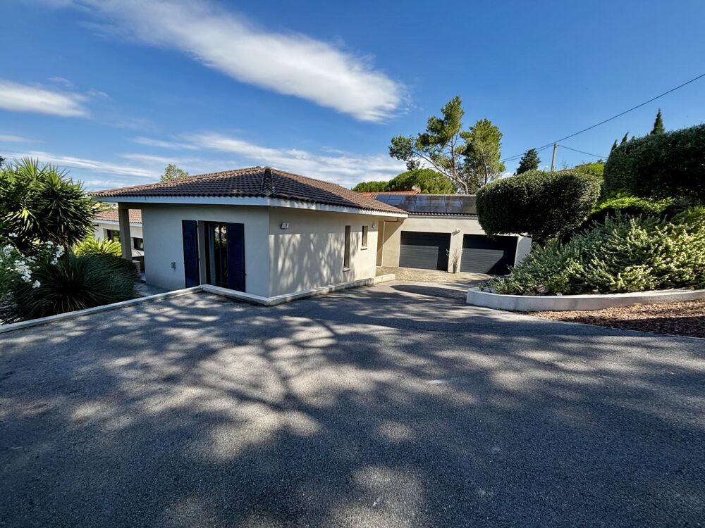 VILLA DARCHITECTE CONTEMPORAINE  VUE PANORAMIQUE ÉTANG DE THAU  CADRE DEXCEPTION