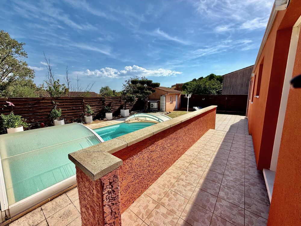 Maison plain-pied de 104 m2 sur 541 m2 de terrain avec garage double - Secteur Lavalette centre.