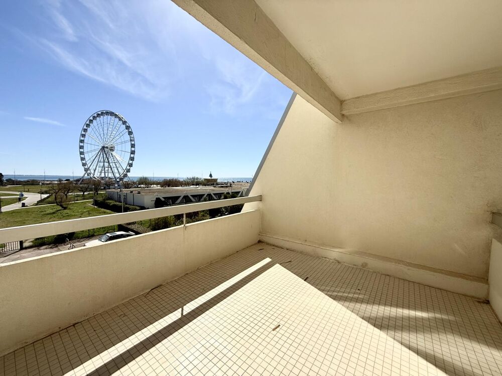 P2 + grande loggia vue mer + garage en sus- centre ville