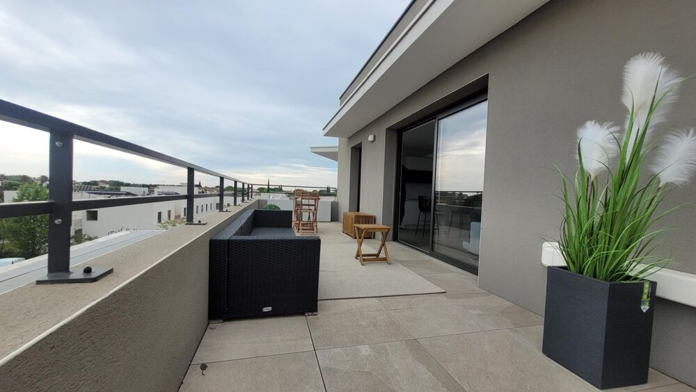 Vente Appartement Baillargues Superbe appartement T2 récent avec grande terrasse – Dernier étage – Baillargues