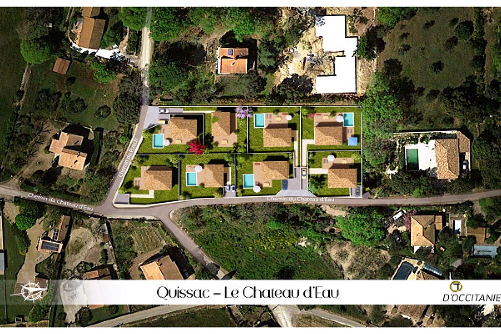 Vente Terrain Terrain à bâtir viabilisé – Quissac, secteur privilégié Quissac