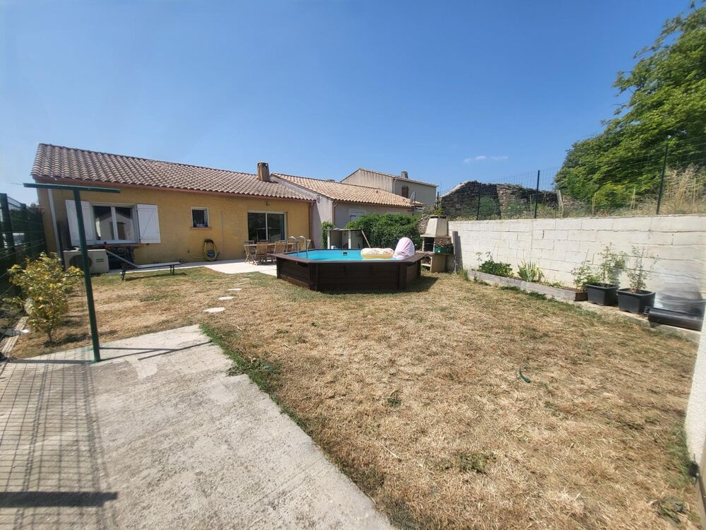 Vente Maison Secteur Fontés vente villa plain-pied 2 chambres, 1 garage, piscine hors-sol, panneaux solaires Neffies