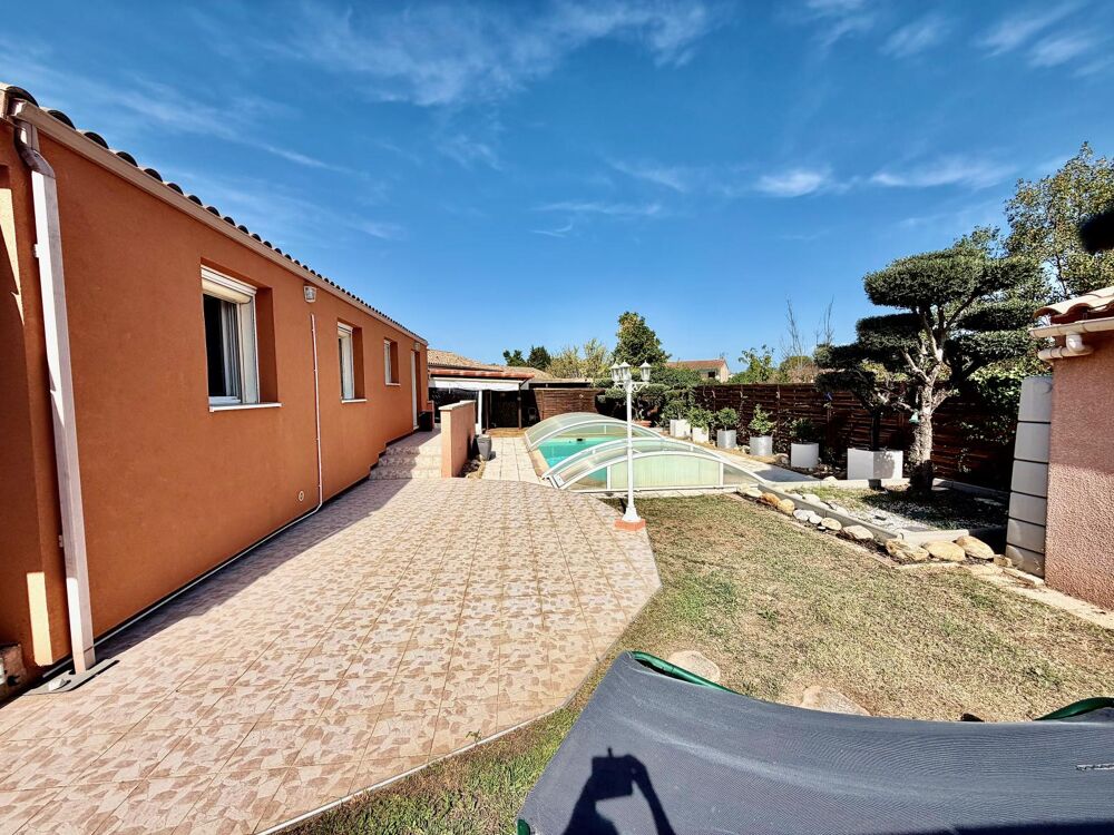 Maison plain-pied de 104 m2 sur 541 m2 de terrain avec garage double - Secteur Lavalette centre.