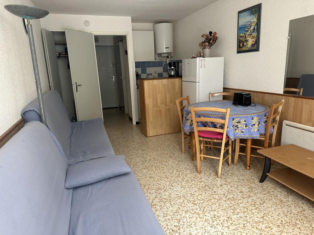Vente Appartement La Grande Motte : Rare : studio cabine  avec loggia et jardinet de plain pied La grande-motte