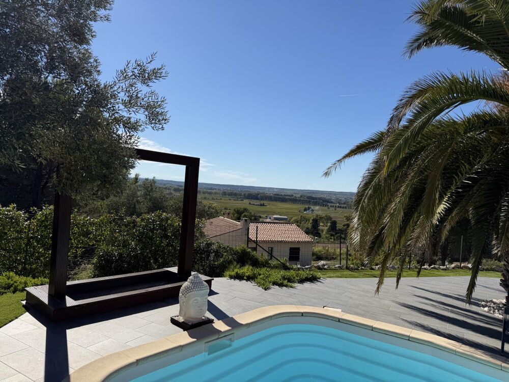 Vente Maison Villa de prestige Hérault avec vue imprenable Campagnan