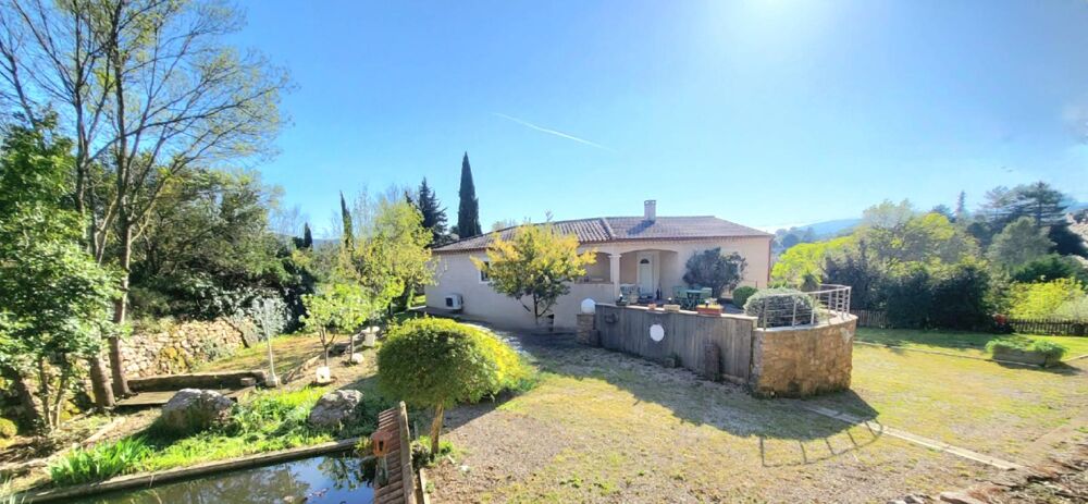 Bédarieux, vente villa 120 m², 4 ch, sous-sol 110 m², annexes, piscine, sur plus de 1800 m² de terrain au calme