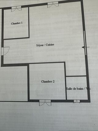  Appartement à vendre 3 pièces 54 m²