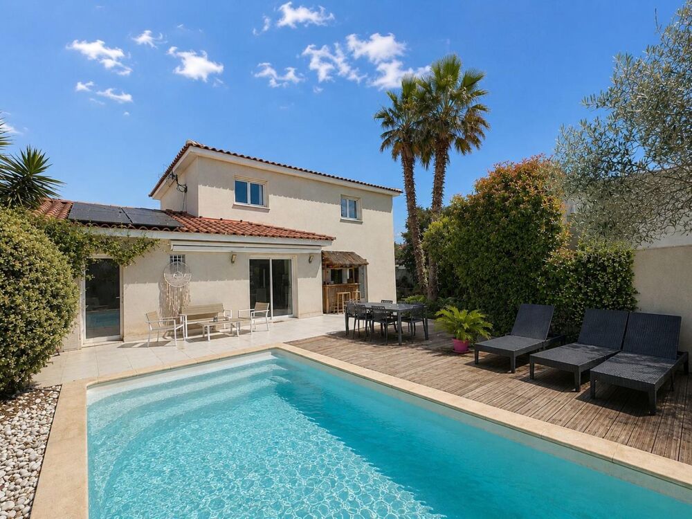 Vente Maison Magnifique villa familiale de 150 m² avec piscine – Mauguio ( 4 chambres ) Mauguio