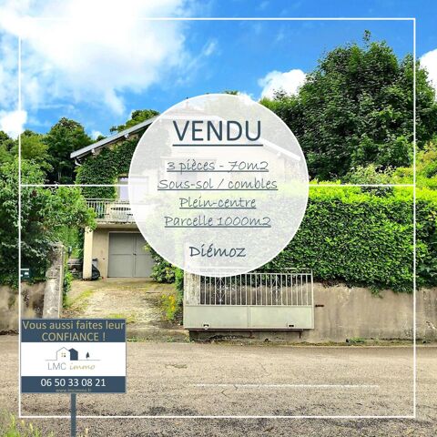   A VENDRE sur Di�moz (38790) joli pavillon de caract�re Maison - 3 pi�ce(s) - 70 m�