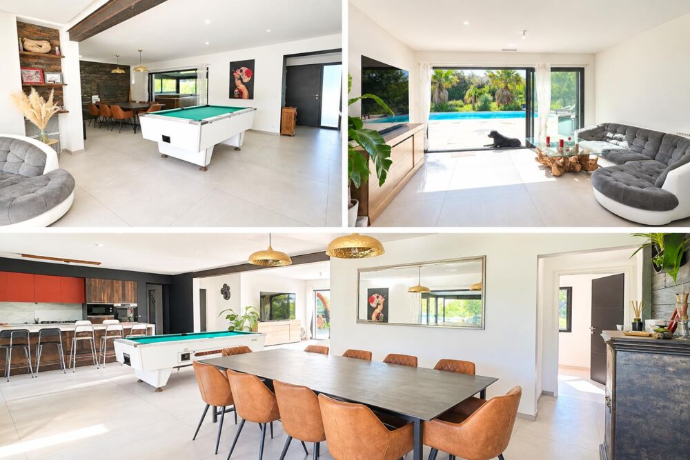 Vente Maison Boisseron : Villa d'exception  T5  sur 1956 m2 de terrain avec piscine Saint-bauzille-de-montmel