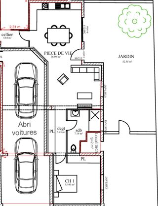  Appartement à vendre 2 pièces 64 m²