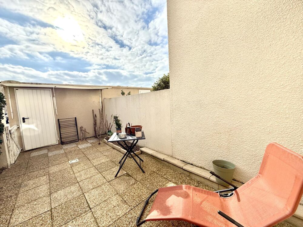 Vente Appartement MAISON  T3- TRAVERSANTE  -PORT CAMARGUE- GARAGE + PARKING + JARDIN + TERRASSE Le grau-du-roi