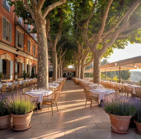 Restaurant - Bar &agrave; vins rue pi&eacute;tonne avec vue mer - C&ocirc;te d'Azur 439600 145 m²$$439 600 &euro;