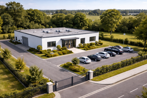 Site industriel b&acirc;timent + terrain constructible -Aube 850000 800 m²$$850 000 &euro;