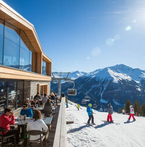 Restaurant d'altitude avec emplacement premium face au t&eacute;l&eacute;si&egrave;ge. 438000 312 m²$$438 000 &euro;