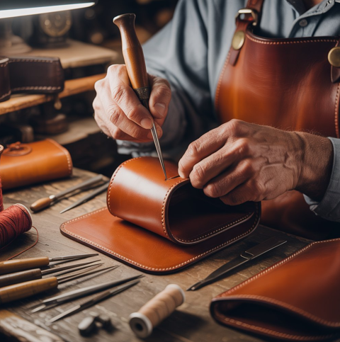 Maroquinerie fran&ccedil;aise historique � Produits r&eacute;f&eacute;renc&eacute;s nationalement � Fabrication 100 % France 42000 400 m�$$42 000 &euro;