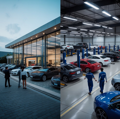 Agence automobile multimarques - CA 8 M€ - Sud Rh&ocirc;ne-Alpes 1800000 1190 m²$$1 800 000 &euro;
