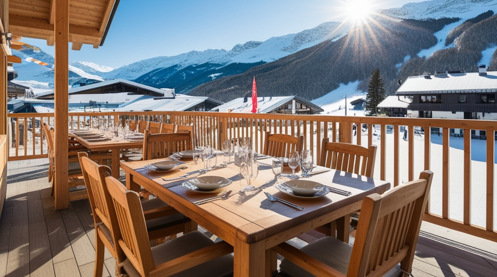  Restaurant - bar au pied des pistes à Valmeinier 