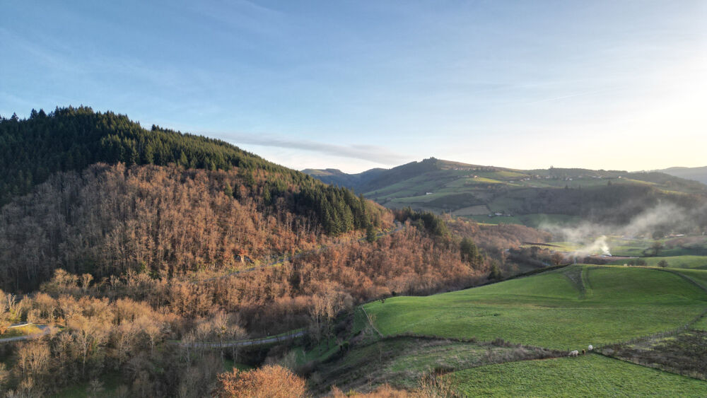 Lamure/Azergues sur les hauteurs avec vue panoramique