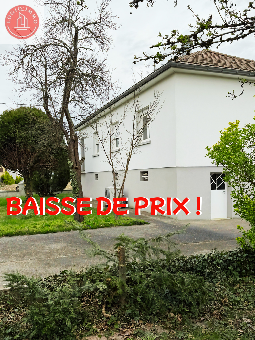 NOUVEAUTÉ EXCLUSIVE - Maison individuelle Plain-Pied dexception 5 pièces avec fort potentiel