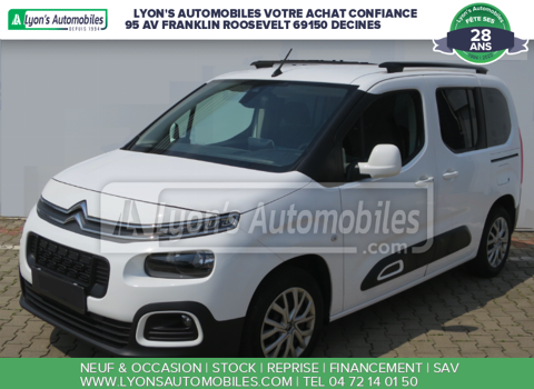 Citroën Berlingo BLUEHDI 130 CLIM AUTO ET CAMERA 2019 occasion Décines-Charpieu 69150