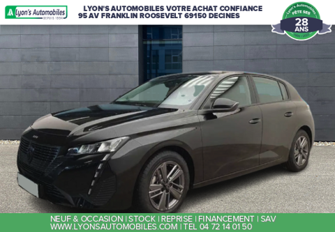 Peugeot 308 BLUEHDI 130 CH EAT8 BVA ACTIVE PACK 2023 occasion Décines-Charpieu 69150