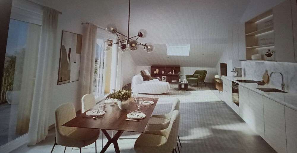 Vente Appartement Magnifique T4 de 110 m2   Attique   Thonon-les-Bains   Résidence neuve haut de gamme disponible. Thonon les bains
