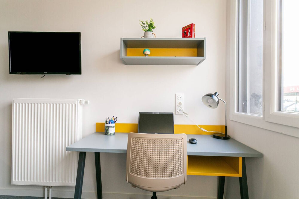 Vente Appartement Studio quasi neuf, meublé et loué en résidence Etudiante gérée Aulnoy lez valenciennes