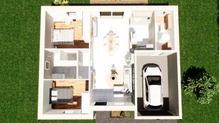  Maison 3 pièces 68 m² Airvault