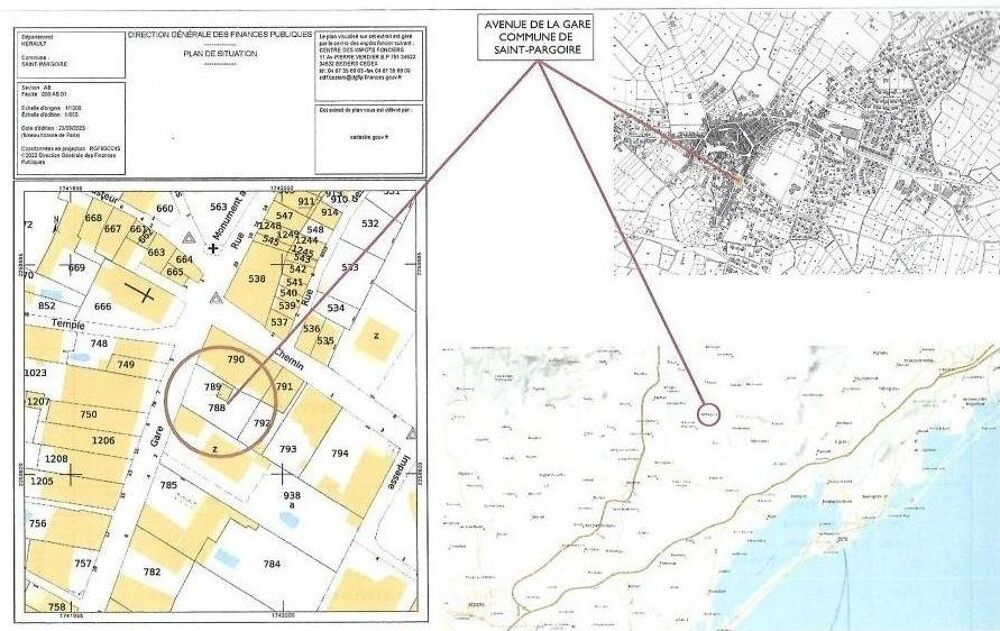 Vente Terrain Terrain constructible Saint pargoire